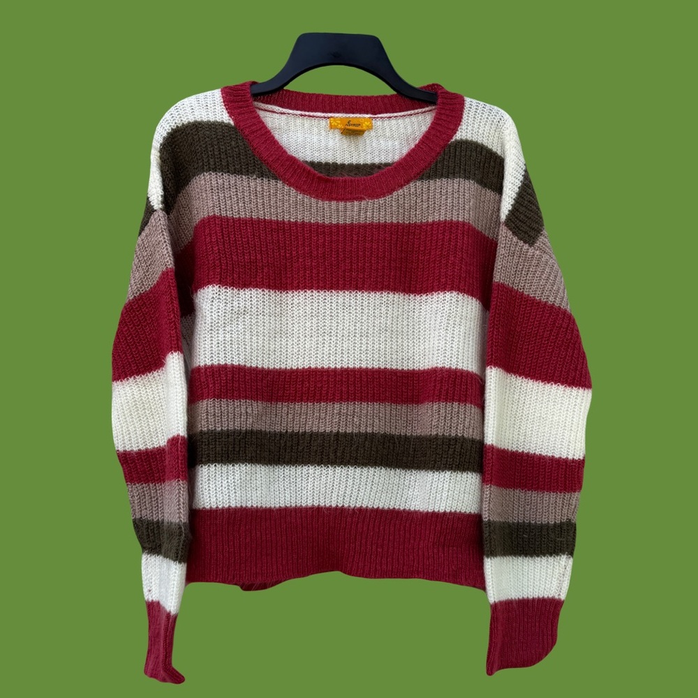 Finesse Women's Striped Sweater